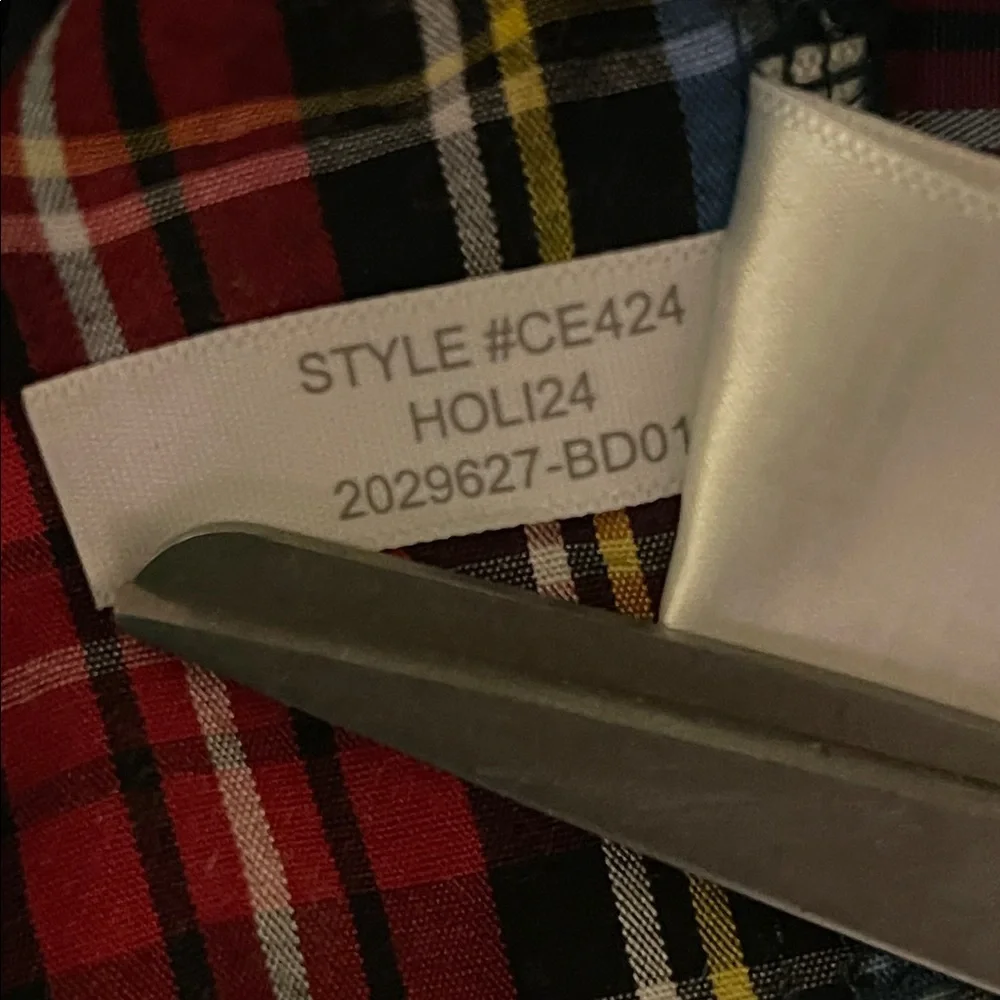 J. Crew Crewcuts Girls' Green Tartan Tiered Dress Sz 10 EXCELLENT Condition
